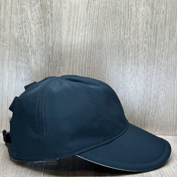 TrueRue Cap Hat Womens One Size Soft Shell Ladder Back Adjustable Black - Picture 3 of 7